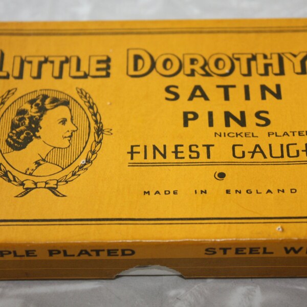 Vintage Little Dorothy Satin Sewing Pins