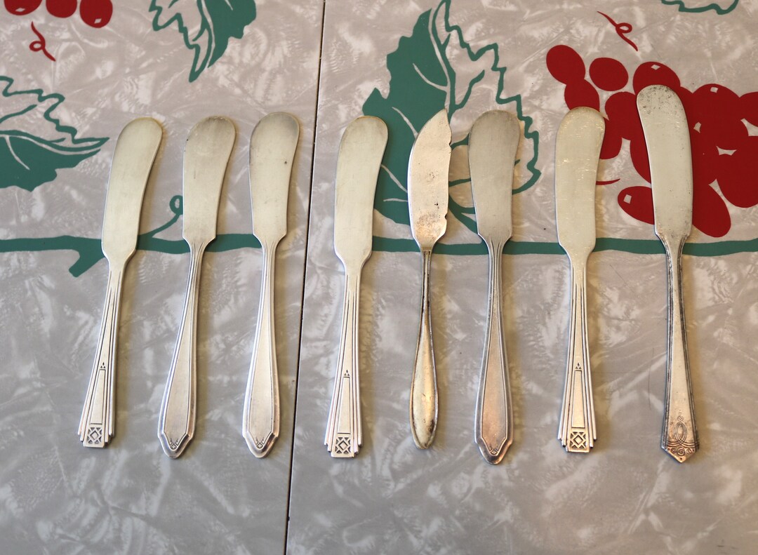 Butter Knife Vintage Assortment Mix Match 8 piece Small Knife Set Etsy butter-knife-vintage-assortment-mix-match-8-piece-small-knife-set-etsy