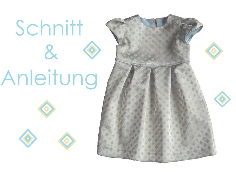 Schnitt, Anleitung festliches Kleid Romy Gr.68-122 Bild 1
