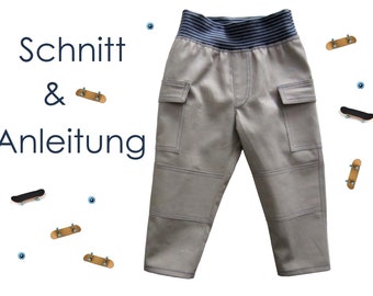 Hose nähen, Kinderhose, Cargohose, Cargopants, Hose Jungen