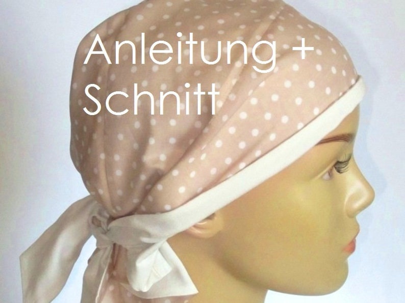 Schnittmuster Wende-Piratentuch f. Freizeit, Chemo 画像 1