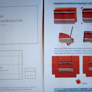 Schnitt und Nähanleitung Kulturtasche und Kosmetiktäschchen 画像 7