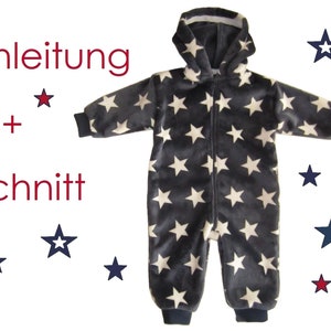 Schnitt + Anleitung Overall für Minis Gr.56-116