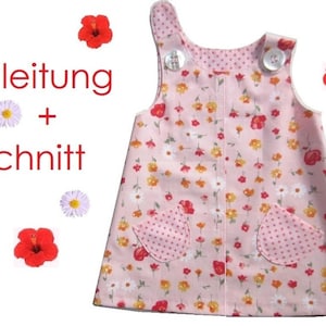 Schnitt Anleitung Hänge-Kleid für Kleinkinder Bild 1