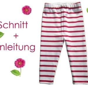 Schnitt Anleitung Leggings Babys Kleinkinder Bild 1