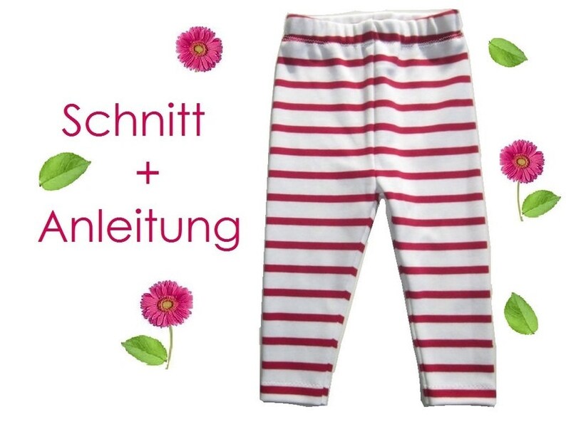 Schnitt Anleitung Leggings Babys Kleinkinder Bild 1