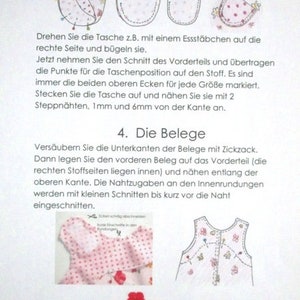 Schnitt Anleitung Hänge-Kleid für Kleinkinder Bild 4