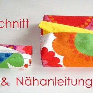 Nähanleitung Servietten-Box Taschentücher-Box Bild 1