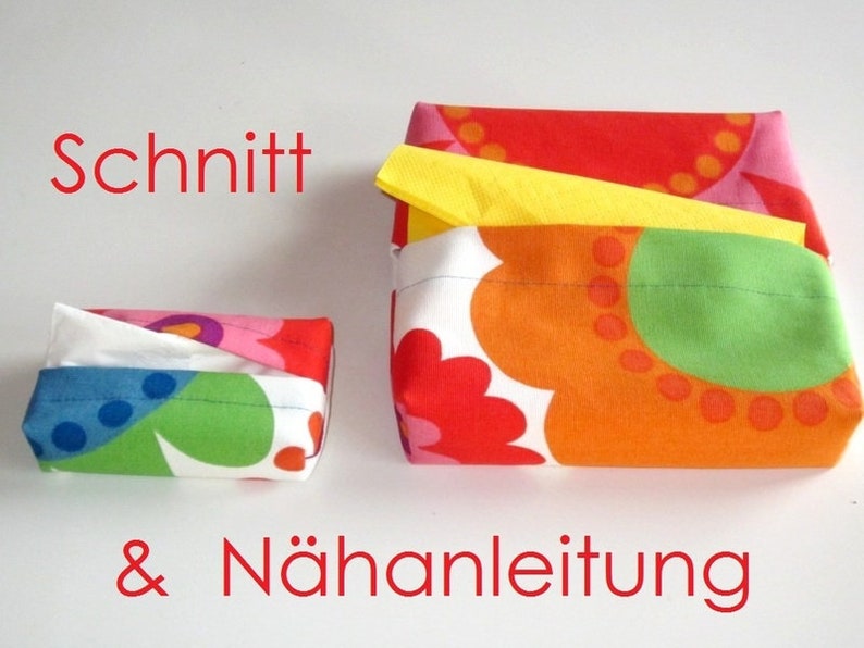 Nähanleitung Servietten-Box Taschentücher-Box Bild 1