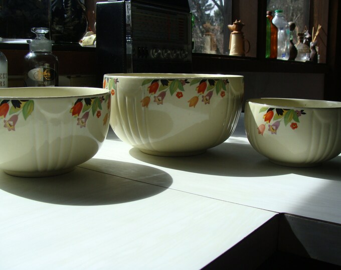 Vintage Hall's Superior Quality Kitchenware USA Mixing Etsy