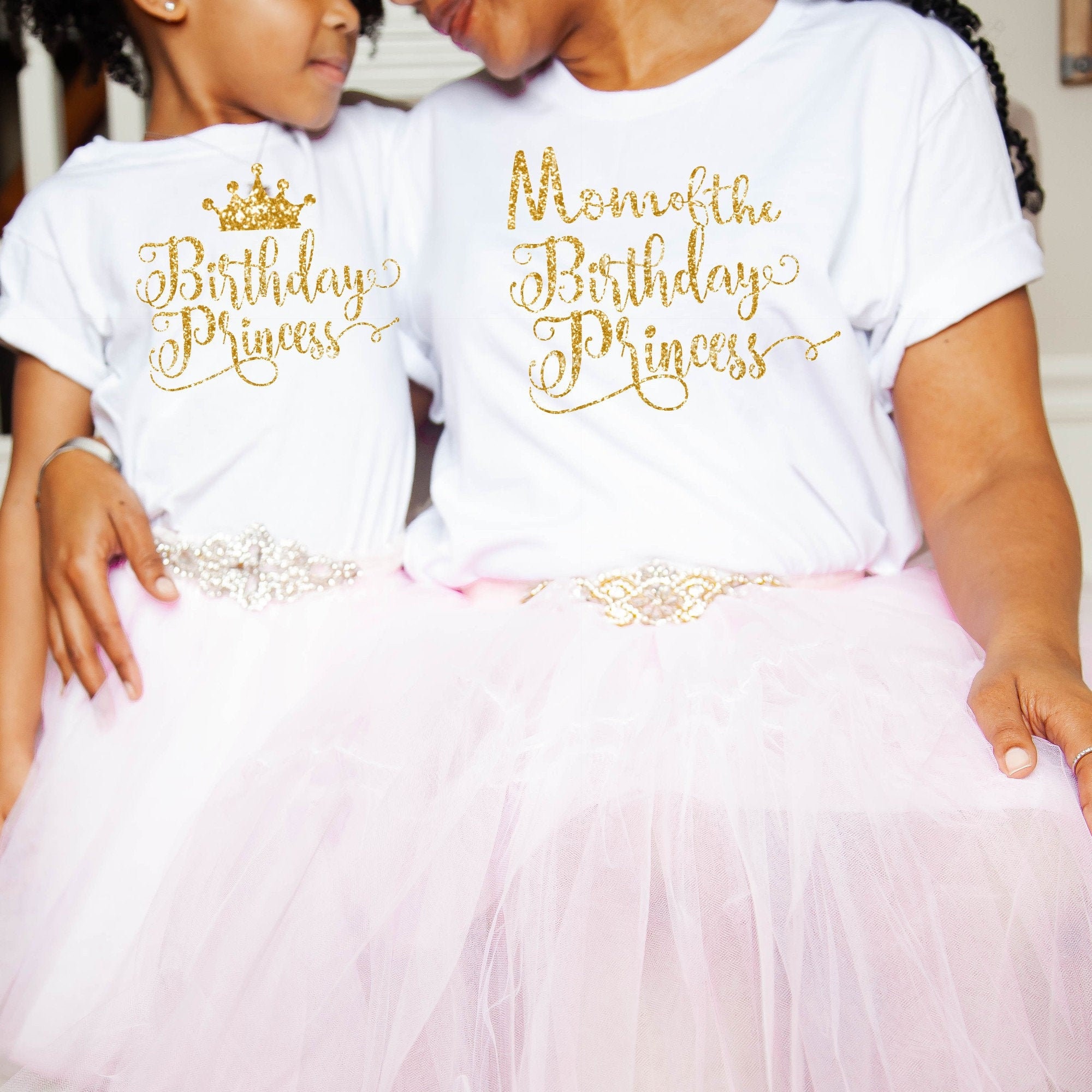 matching birthday shirts for mom and daughter