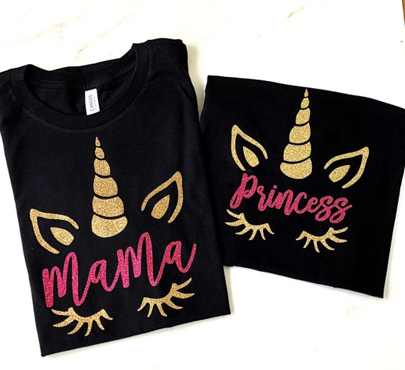 Mommy Of The Birthday Princess Unicorn Girl T Shirt Outfit Mommy Of The Birthday Princess Unicorn Girl T Shirt Outfit