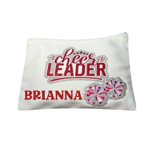 Cheer Accessories Personalized Small Makeup Bag Cheerleading Gifts For Teenage Girls