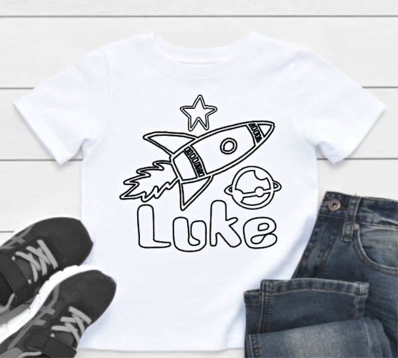 space ship shirt