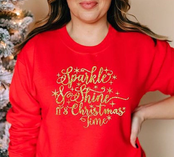 Sparkly Christmas Shirts - Etsy 