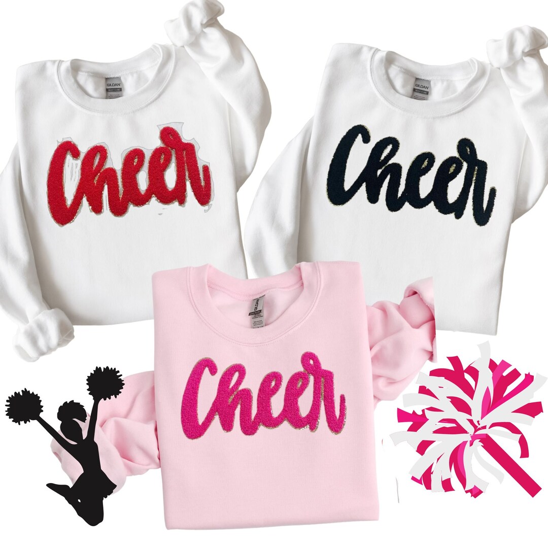 Cheerleading, Chenille Patch, Cheer Iron on Patch, Cheer Chenille Patch