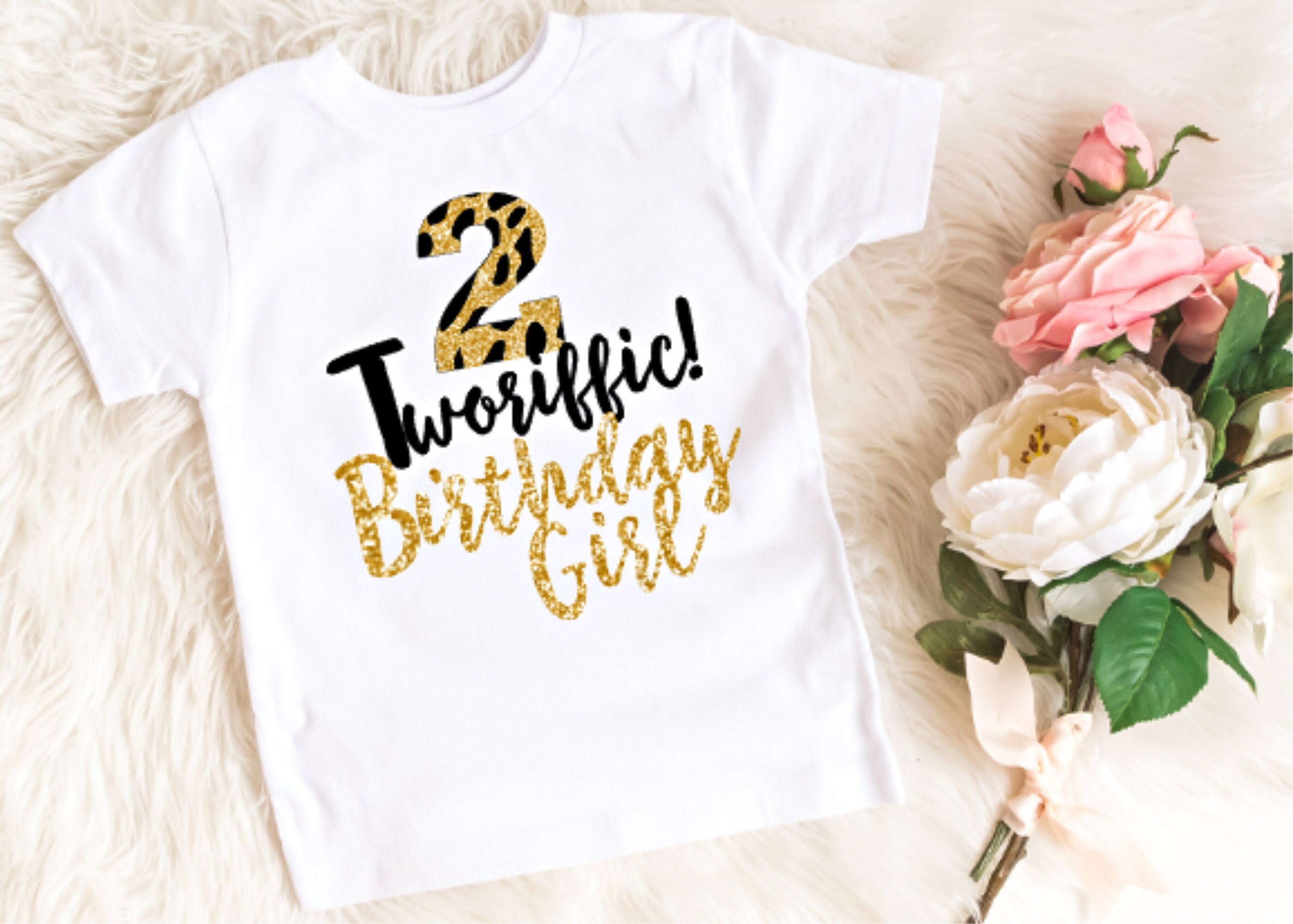 2nd Birthday Shirt Girl 2nd Birthday Outfit Girl Second Etsy