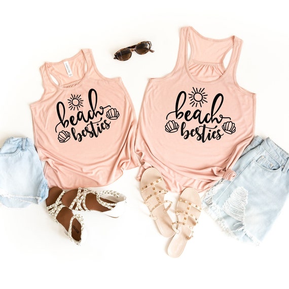 Shirts Beach Tank Besties Mommy 