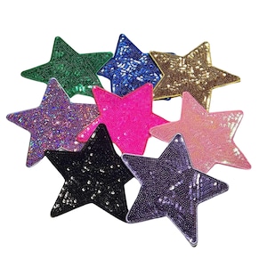 Sequin Star Patch, Iron On Patch, Gifts for Teenage Girls