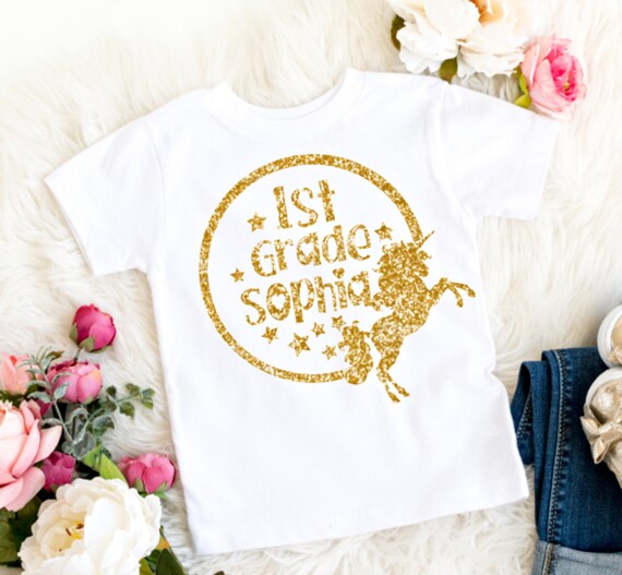First Grade Unicorn Back To School Girls 1st Grade First Grade Unicorn Back To School Girls 1st Grade