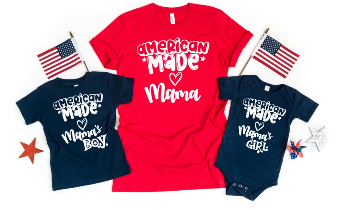 mother and son 4th of july shirts