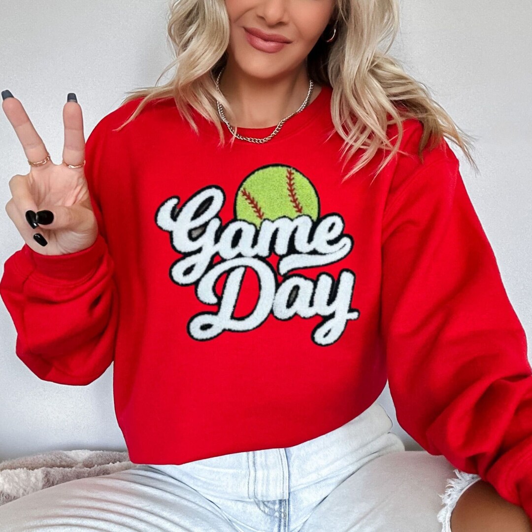 Softball Sweatshirt, Gameday Sweatshirt, Softball Mom Shirt, Softball
