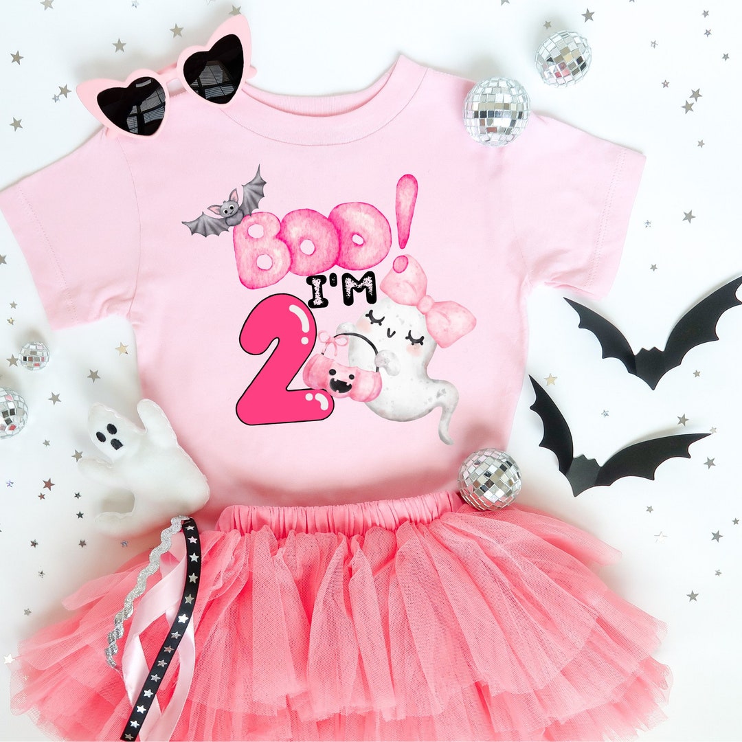 Toddler Halloween Shirt Boo Im Two Shirt Toddler Girl Etsy