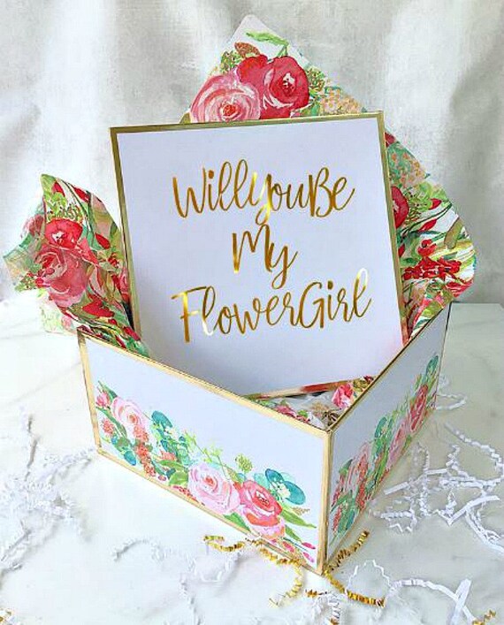 flower girl proposal box