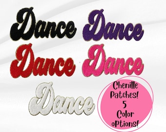 Chenille Patches, Iron on Patch, Dance Team Gifts, Dance Teacher Gifts, Dance Gifts for Teens, Gifts for Teenage Girls, Daughter