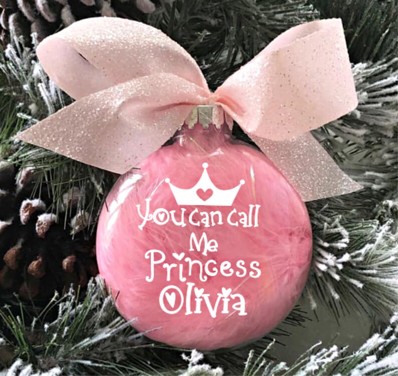 Princess Ornament Personalized Christmas Ornaments for Kids - Etsy