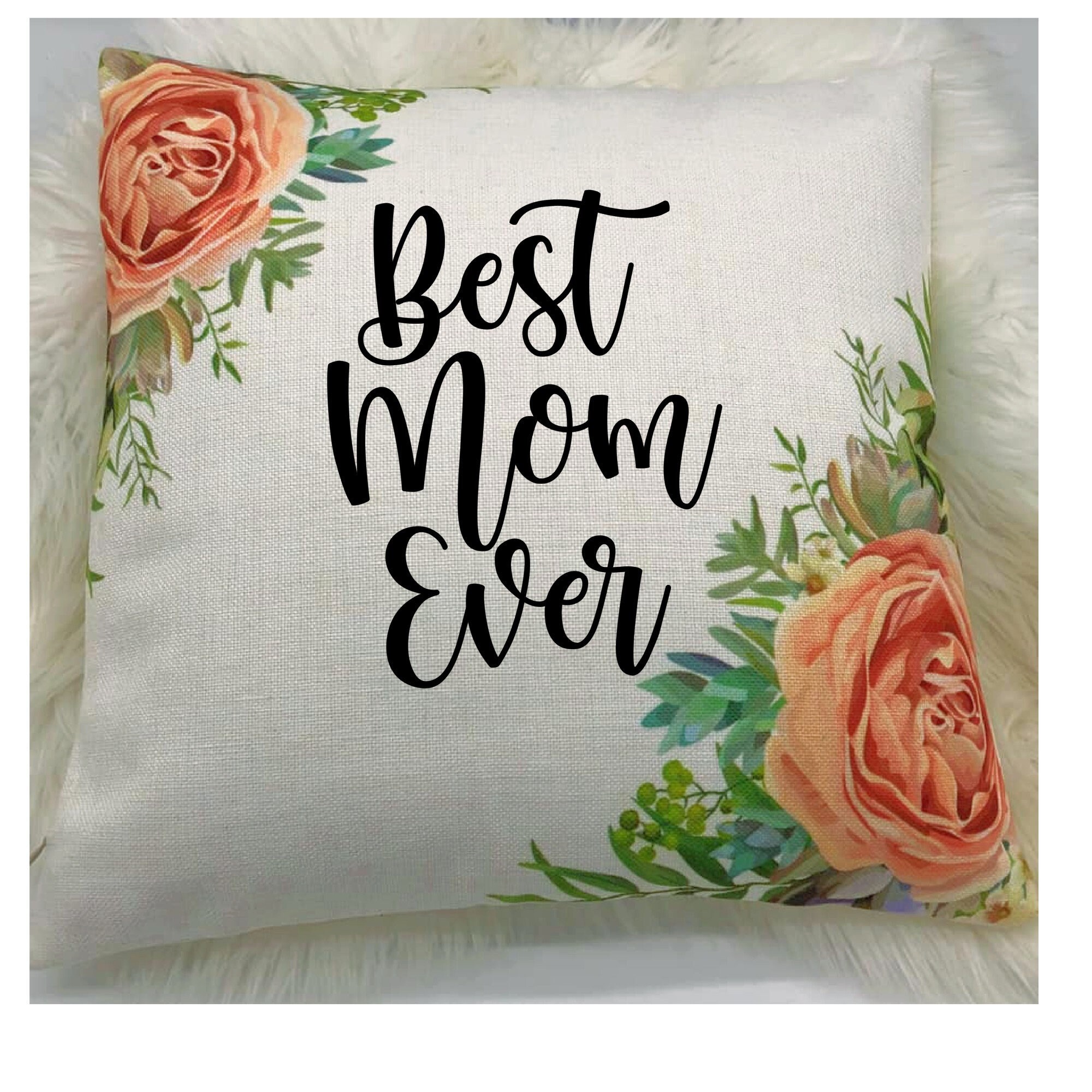 Pillows for Mom Mom Birthday Gift from Daughter Throw Etsy