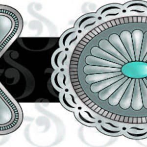 Navajo Concho Belt Digital File image 2