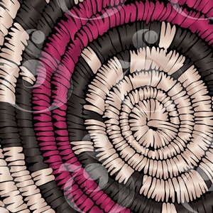 Navajo Wedding Basket, Vector, Detailed, Navajo Nation, Basket, Diné