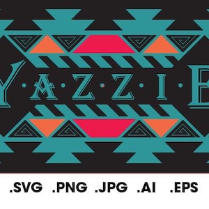 Elegant Navajo-Inspired Southwest Design | Svg, Png, Ai, Jpg, Eps | Indigenous Tribal Art