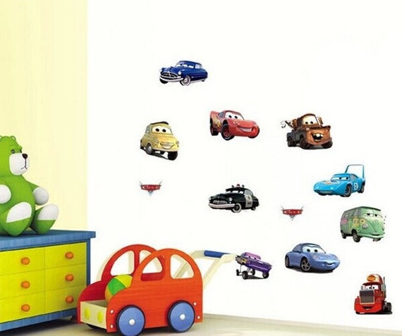 Wall Sticker Decal Cars Movie Kids And Baby Bedroom Daycare And Nurcery Home Decor Diy Removable Vinyl