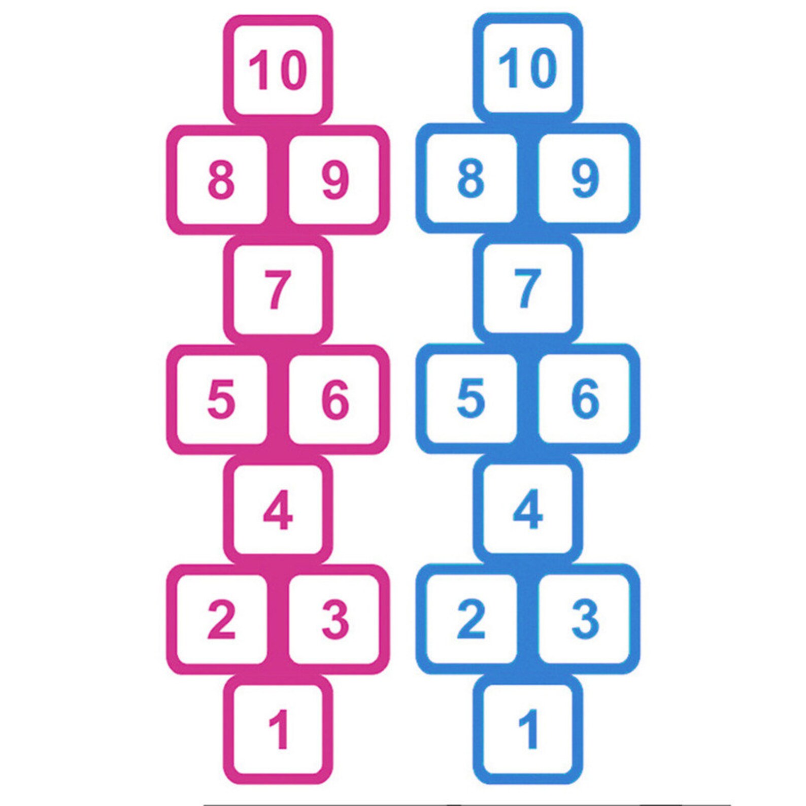 Floor Hopscotch Game Sticker Fun for Children Kids Game Floor Etsy