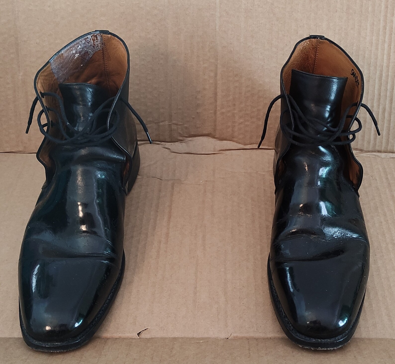 British Army Bulled black leather Bootswith leather Etsy