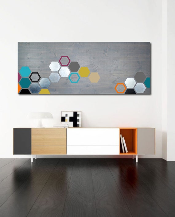 Art For Living Room Modern Wall Art Modern Home Decor Large Art Metal Art Wood Wall Art Geometric Wall Art Living Room Bedroom Sculpture