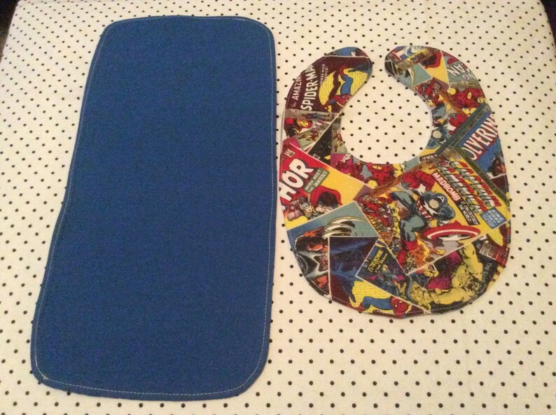 Boy Bibs and Burp Cloth Set Etsy