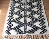 Kilim rug Berber Rug Atlas Rug Bohemian rug handmade berber kilim Moroccan Rug 110 X 152 CM 3.60 X 4.98 ft Kilim 001