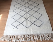 Kilim rug Berber Rug Atlas Rug Bohemian rug handmade berber kilim Moroccan Rug 115 X 162 CM 3.77 X 5.31 ft Kilim 002