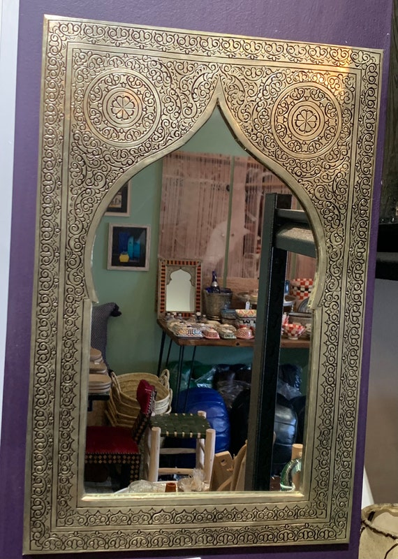 Moroccan Mirror | Decor Mirror | Engraved Mirror | Wall Art | Wall Mirror | Handmade Mirror | Arch Mirror | Wall Decor by Moroccan Givings