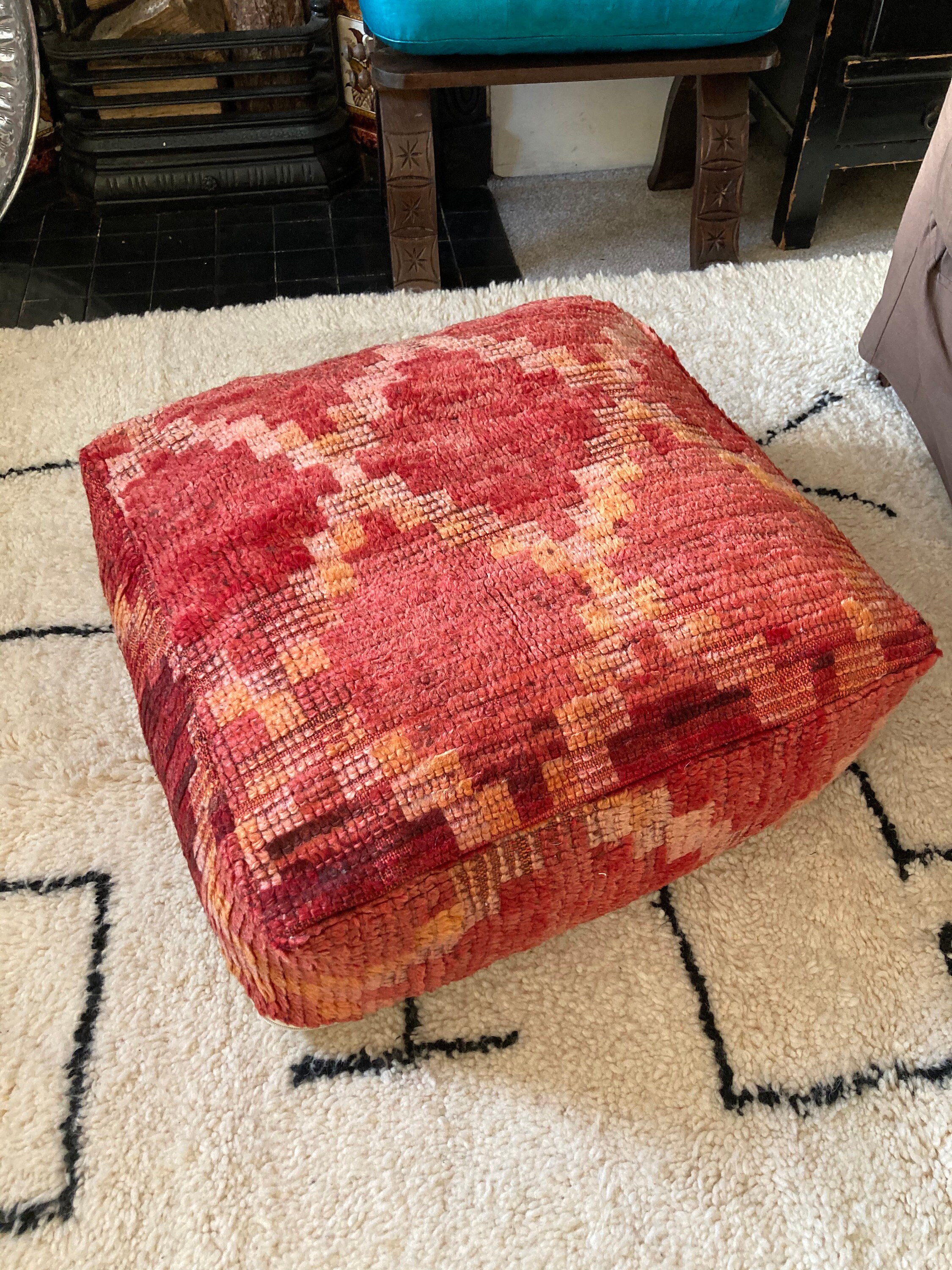 Boujaad Piso Cojín / Almohada de suelo / Funda de almohada de | Etsy