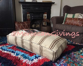 Floor Cushion Cover XXL |Vintage Cushion | Moroccan Cushion | Footrest Pillowcase | Cover Only + insert [ no filing ] / NO RETURN ...