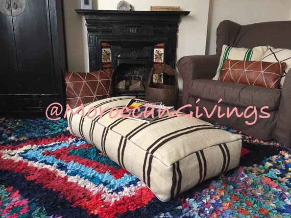 Floor Cushion Cover Xxl Vintage Cushion Moroccan Cushion Footrest Pillowcase Cover Only Insert No Filing
