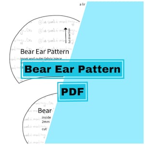 Bear Ears Cosplay Pattern