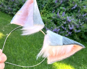 Handmade Cat Ears for Yani Neko Chainsmoker Cat Cosplay