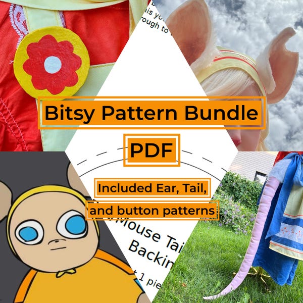 Mouse Ear and Tail Cosplay Pattern Bundle