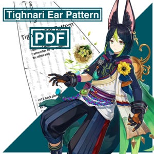 Tighnari Ear Cosplay Pattern