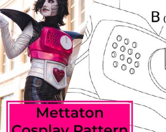 Mettaton Cosplay EVA Foam Pattern